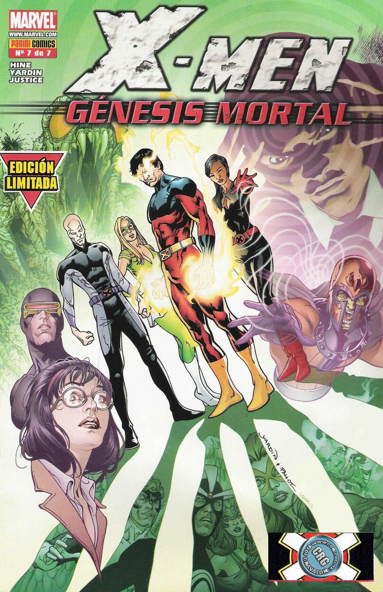 Portada ampliada de X-MEN GÉNESIS MORTAL