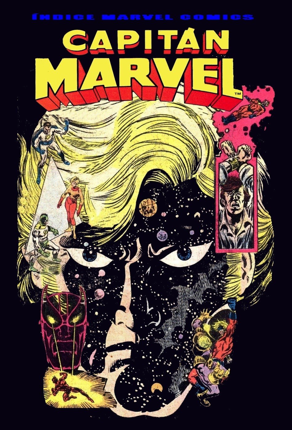 Portada ampliada de CAPITÁN MARVEL