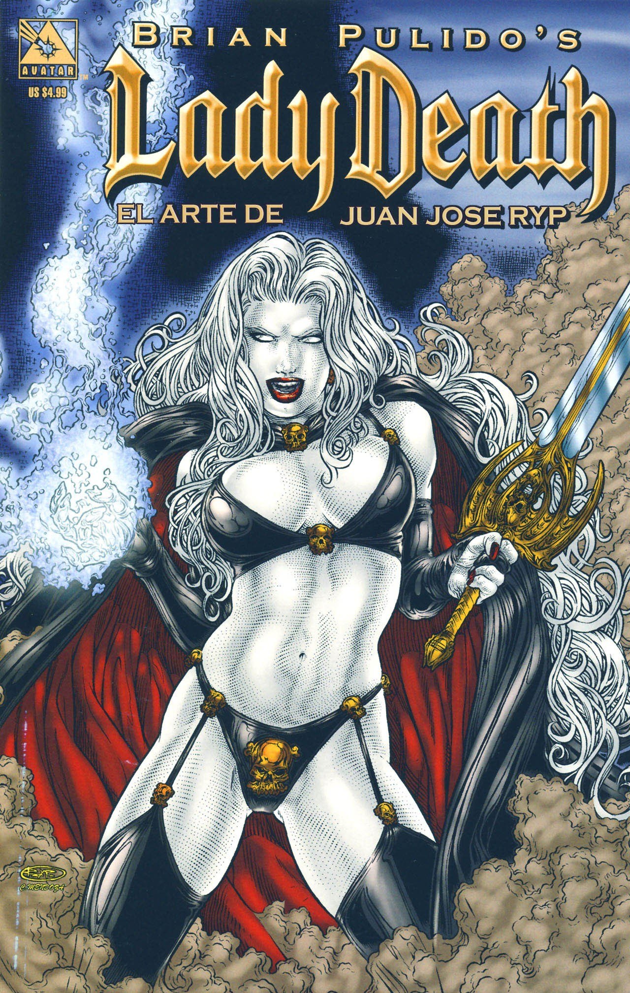 Portada ampliada de (CRG) Lady Death - El Arte de Juan Jose Ryp por Dark_manticora (T4)
