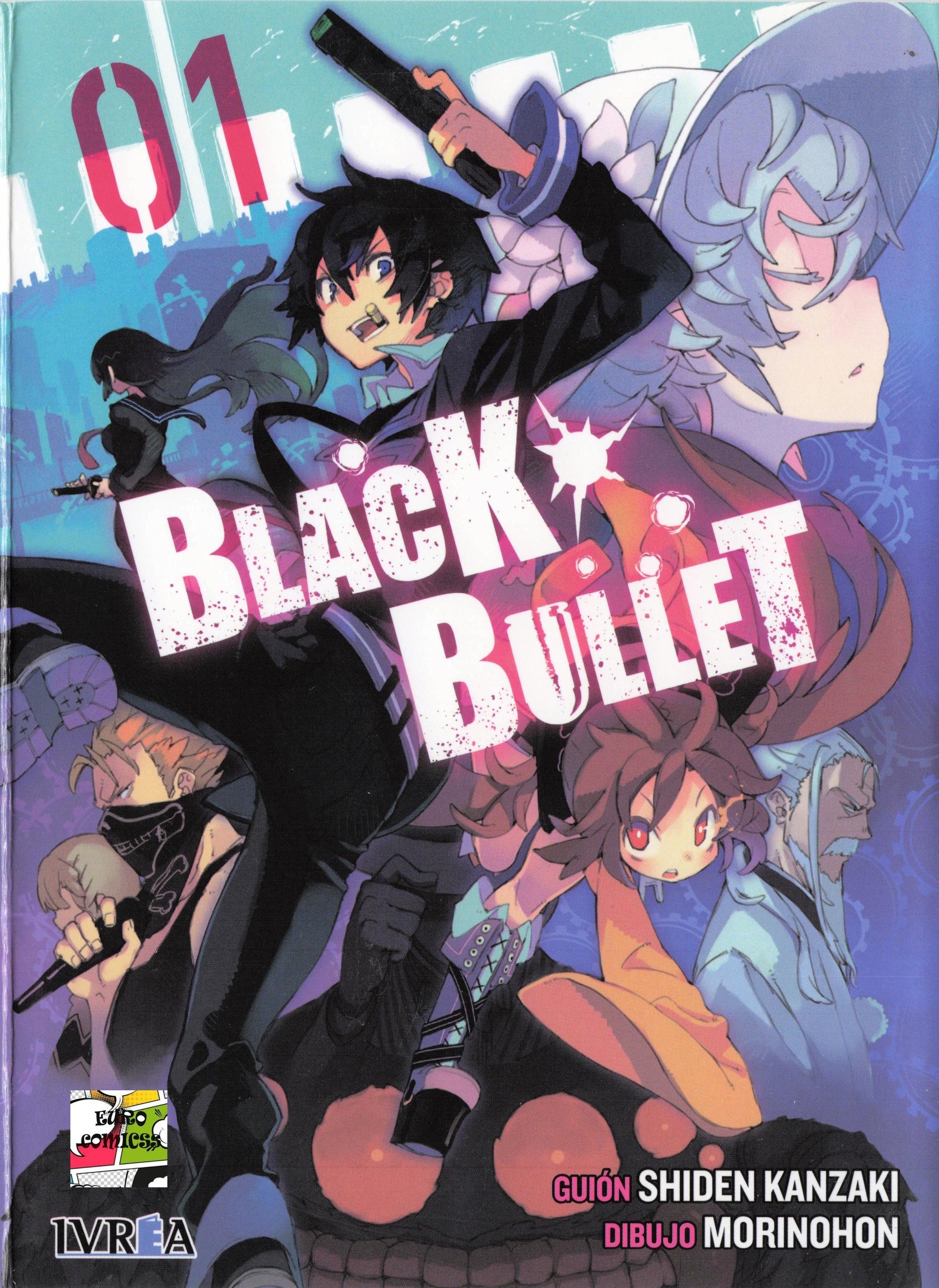 Portada ampliada de Black Bullet (Ivrea)(2015)