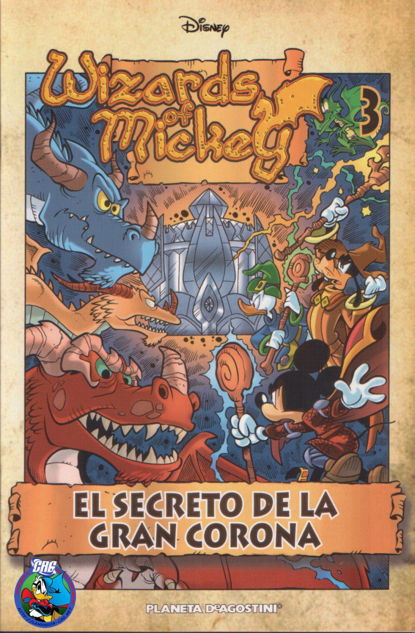 Portada ampliada de Wizards of Mickey 3: El Secreto de la Gran Corona