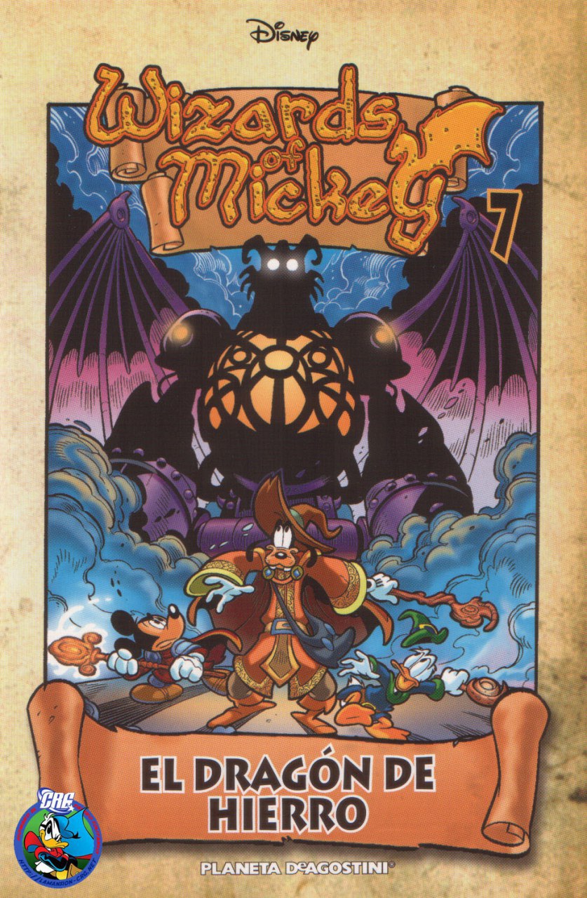 Portada ampliada de Wizards of Mickey