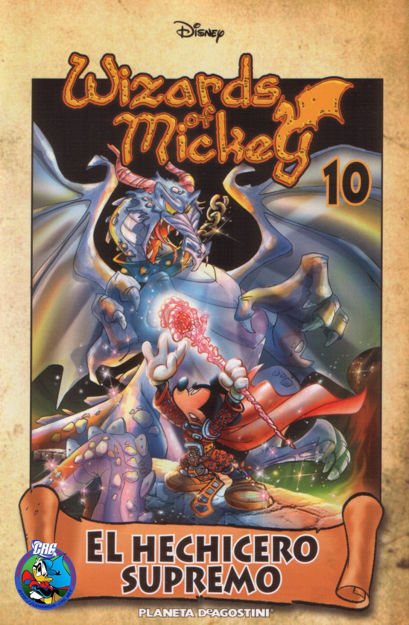Portada ampliada de Wizards of Mickey