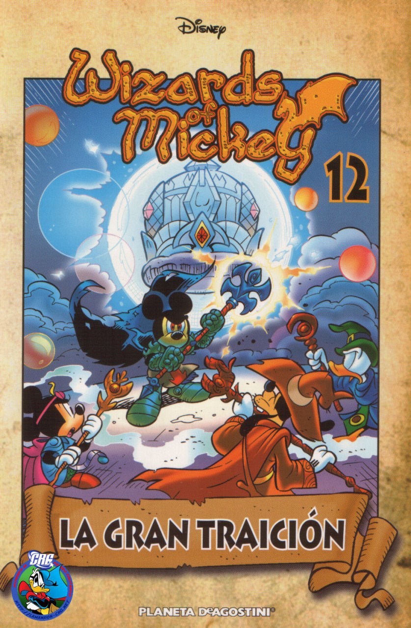 Portada ampliada de Wizards Mickey 12 La Gran Traición
