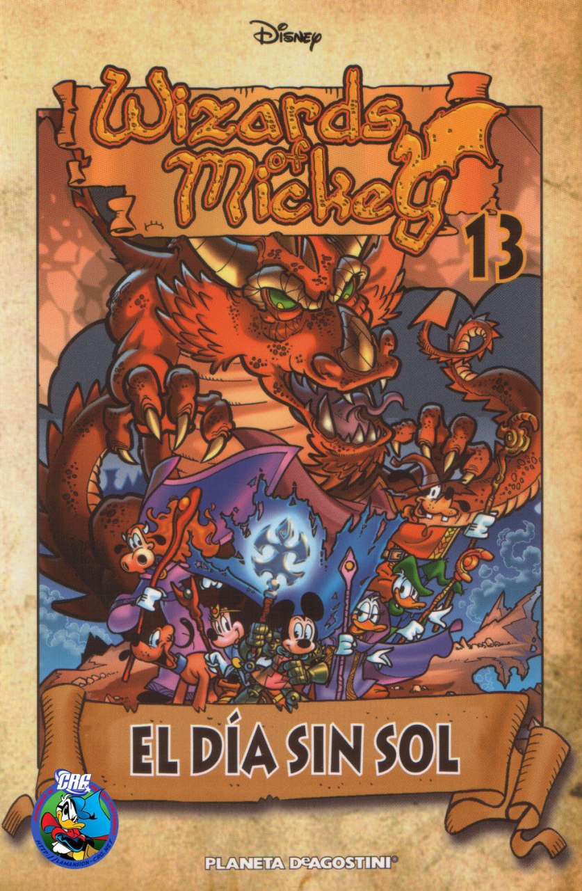 Portada ampliada de Wizards of Mickey 13