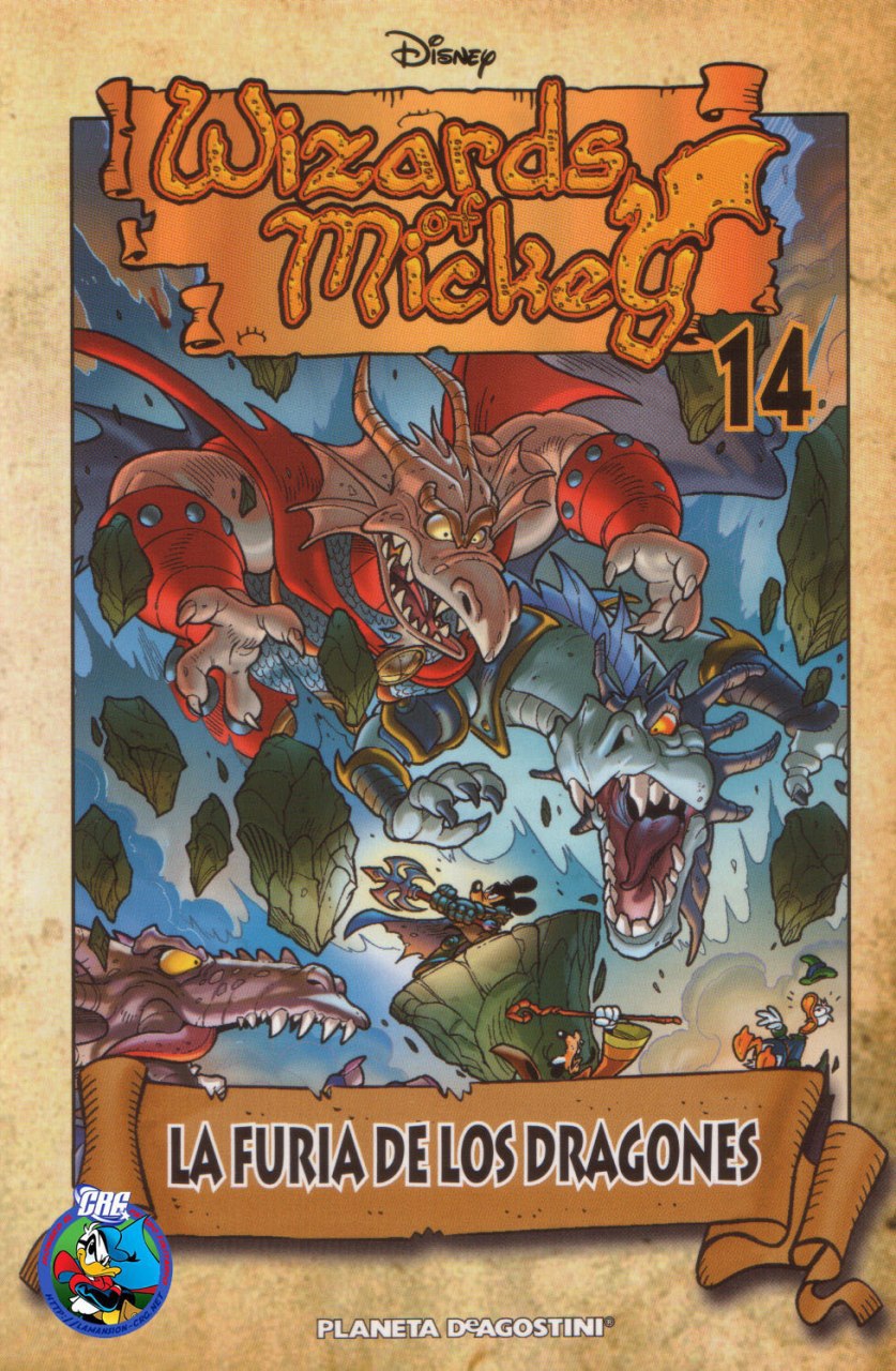 Portada ampliada de Wizards & Mickey 14