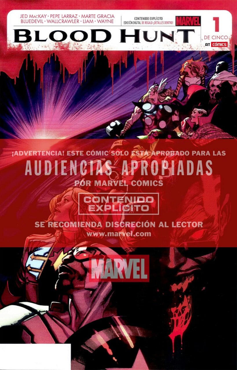 Portada ampliada de BLOOD HUNT