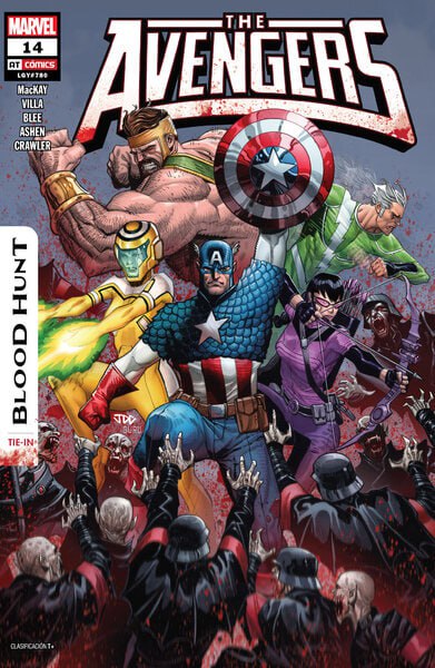 Portada ampliada de The Avengers