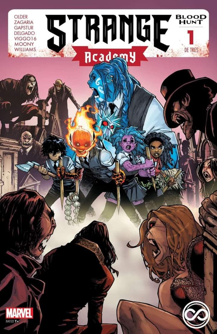 Portada ampliada de STRANGE Academy