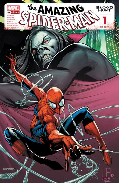 Portada ampliada de the AMAZING SPIDER-MAN