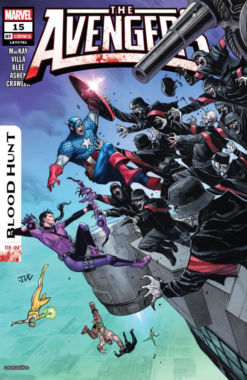 Portada ampliada de THE AVENGERS