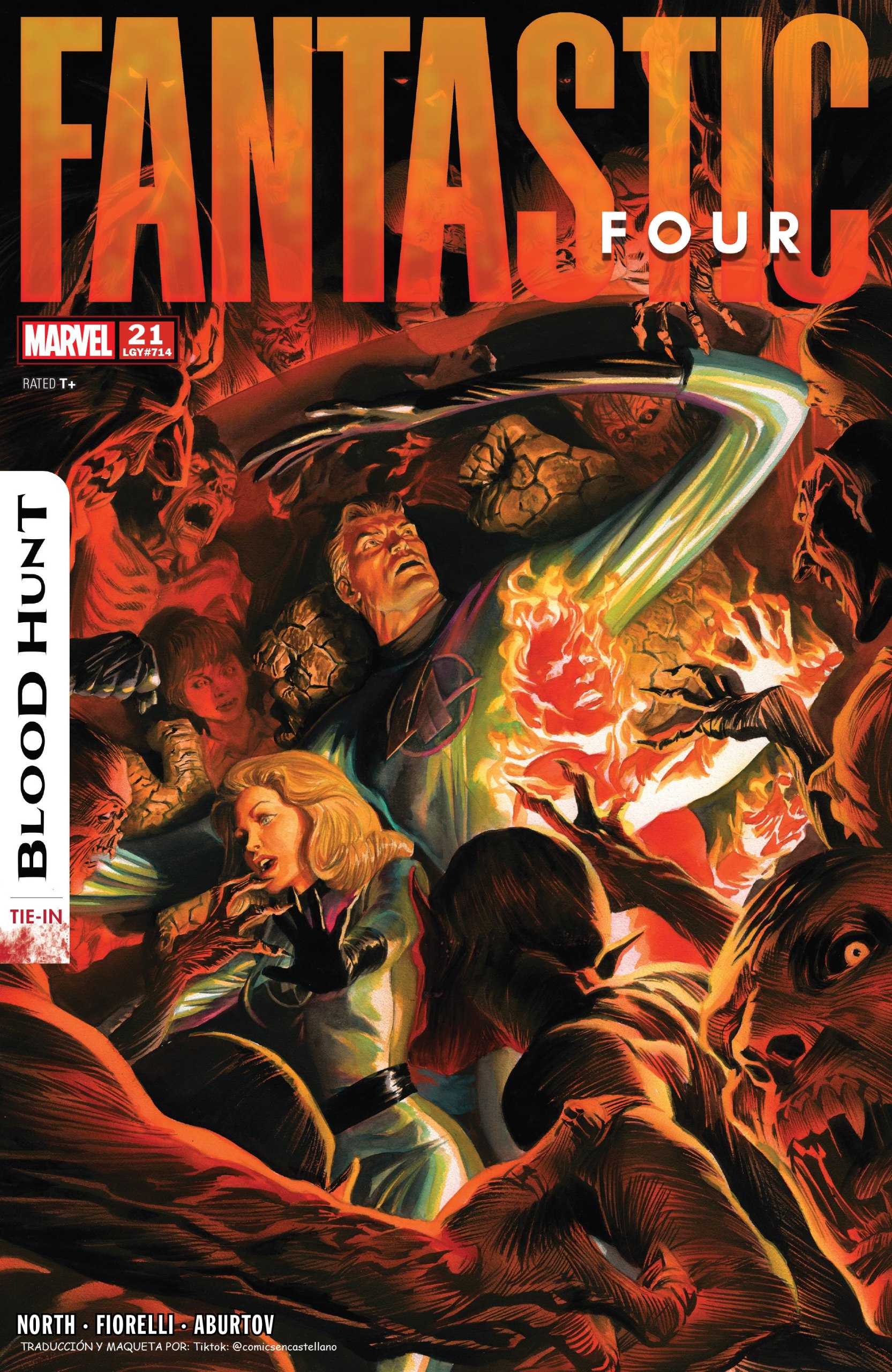 Portada ampliada de FANTASTIC FOUR