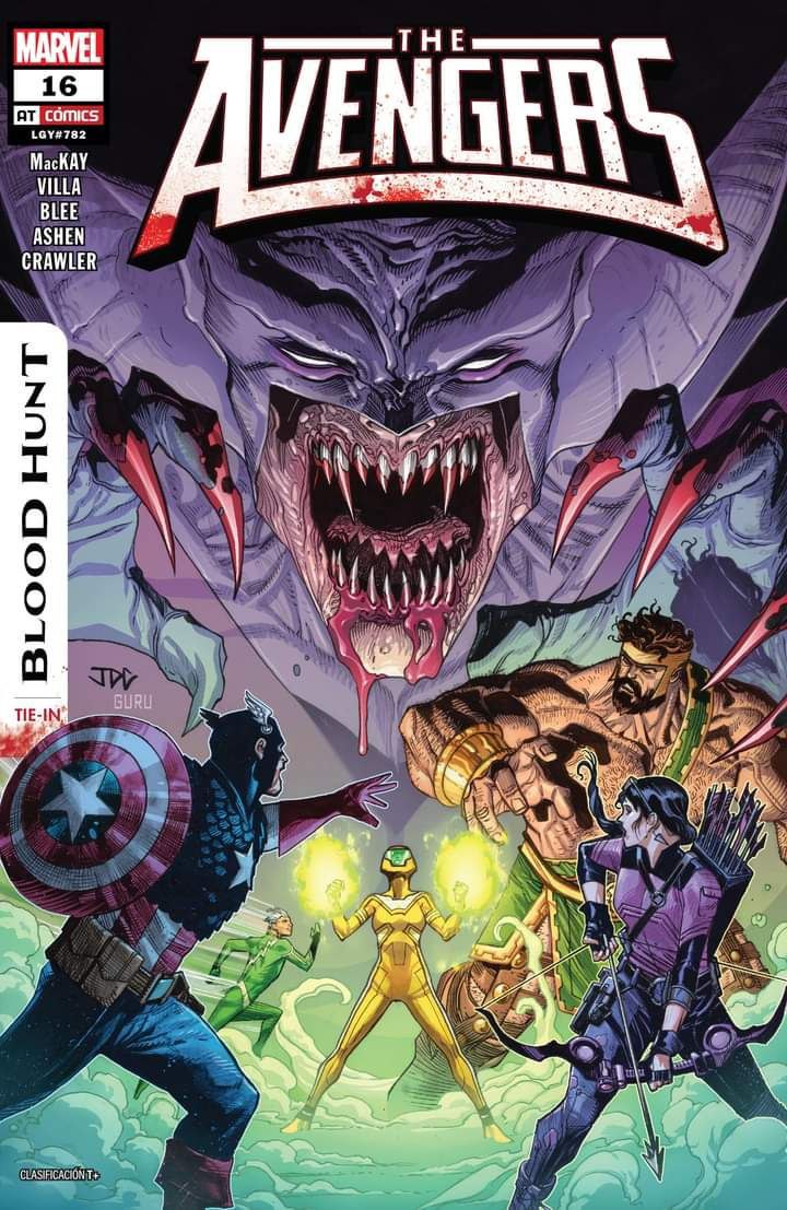 Portada ampliada de The Avengers