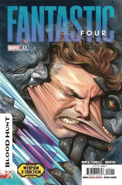 Portada ampliada de FANTASTIC FOUR