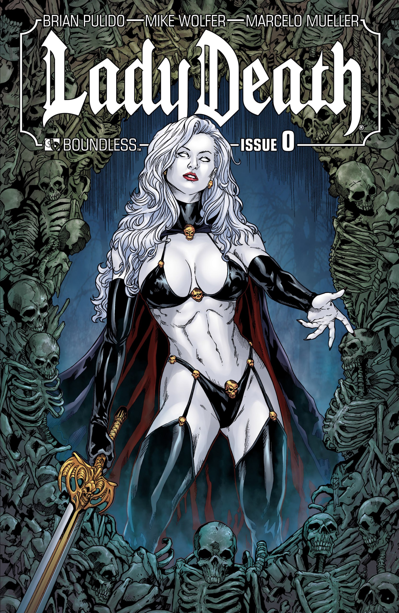 Portada ampliada de Lady Death Boundless Issue