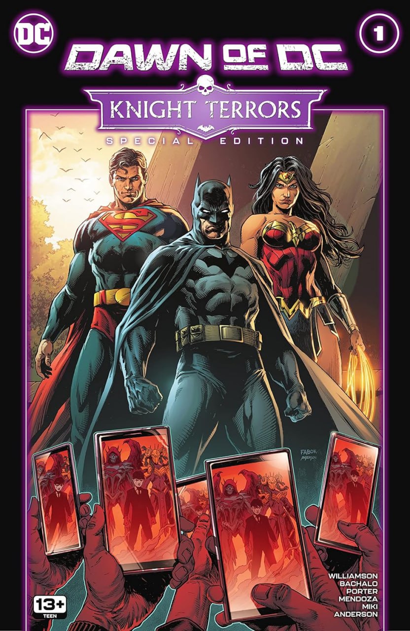 Portada ampliada de DAWN OF DC KNIGHT TERRORS
