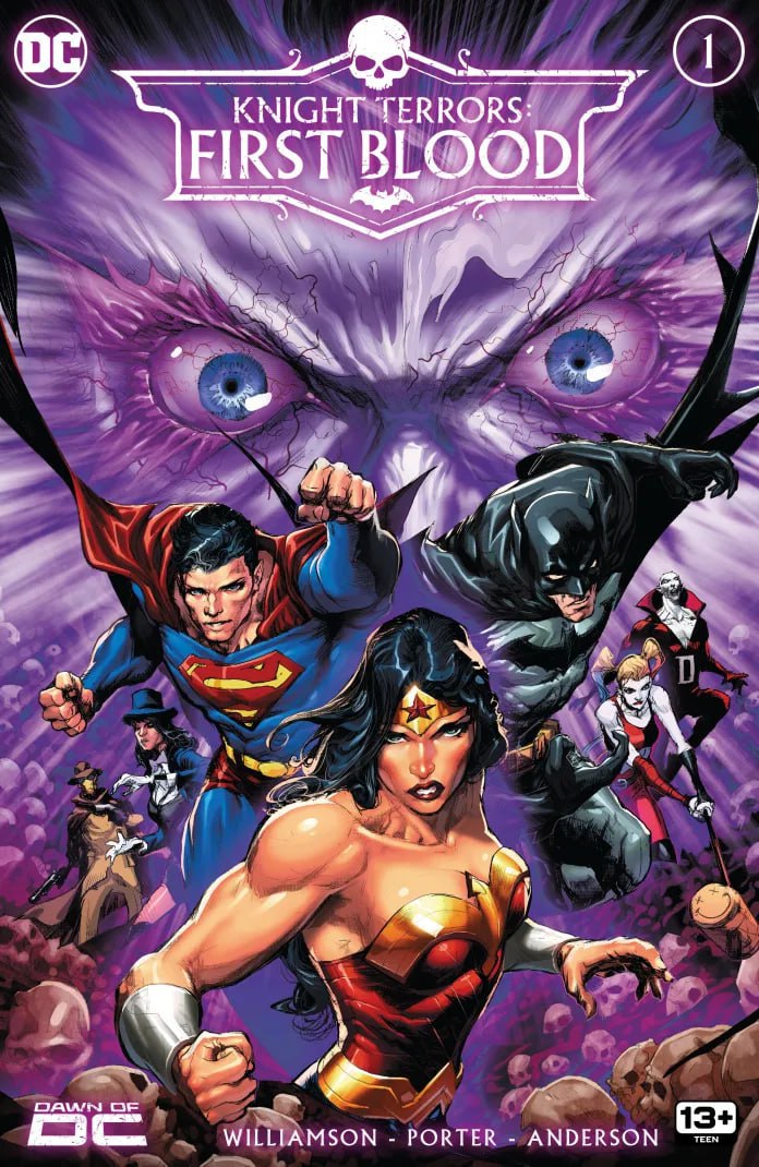 Portada ampliada de Knight Terrors First Blood
