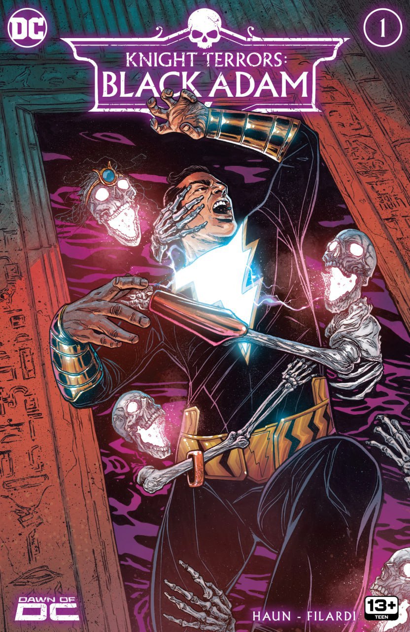 Portada ampliada de Knight Terrors: Black Adam