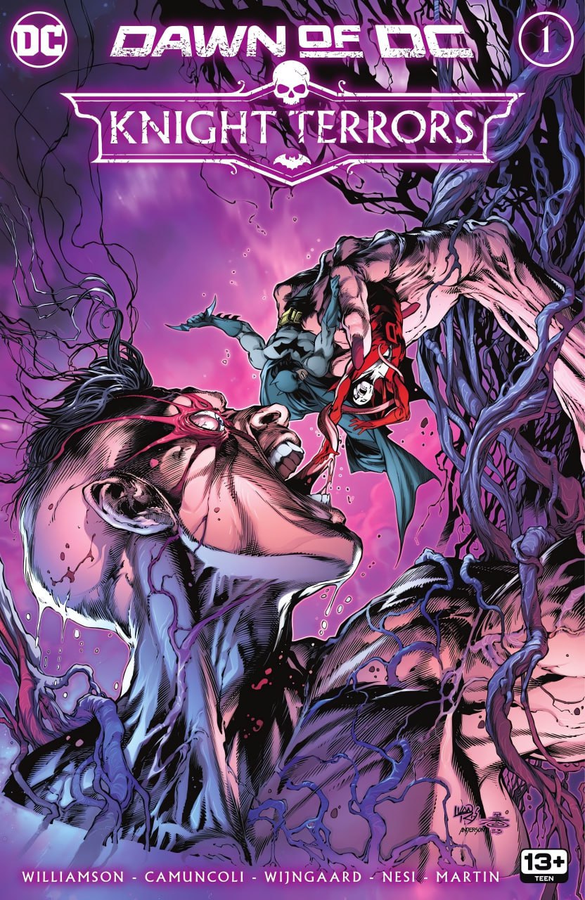 Portada ampliada de DAWN OF DC KNIGHT TERRORS