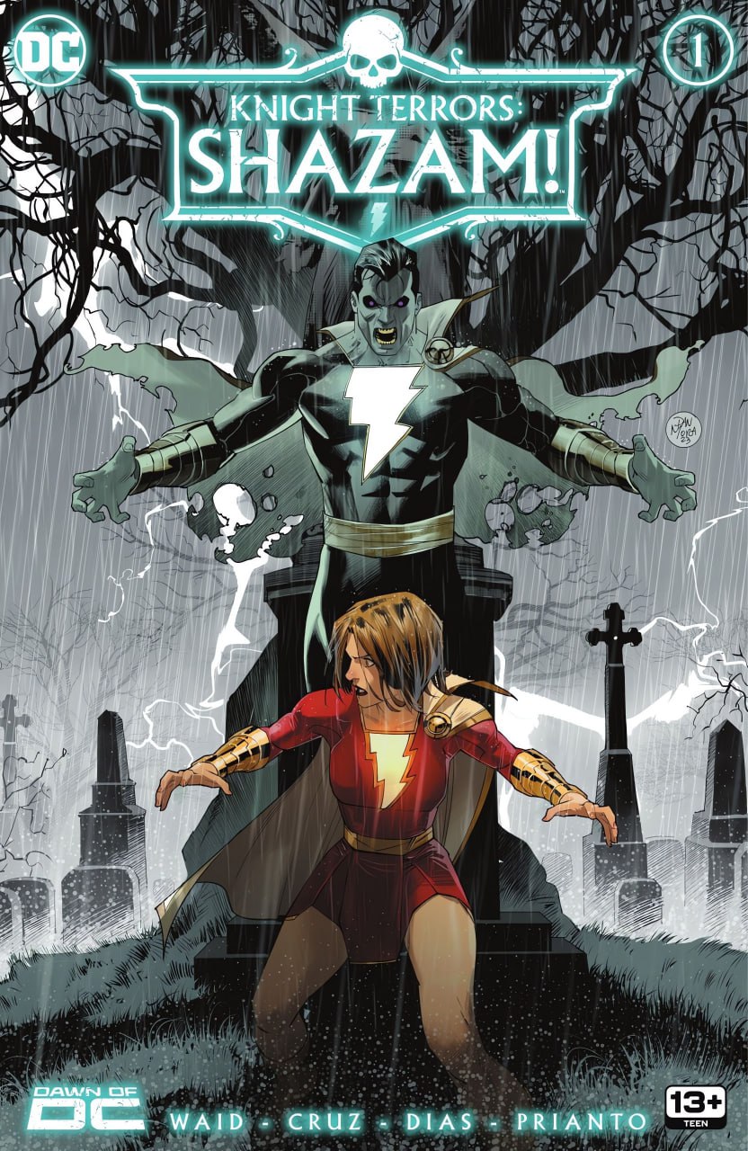 Portada ampliada de Knight Terrors Shazam!