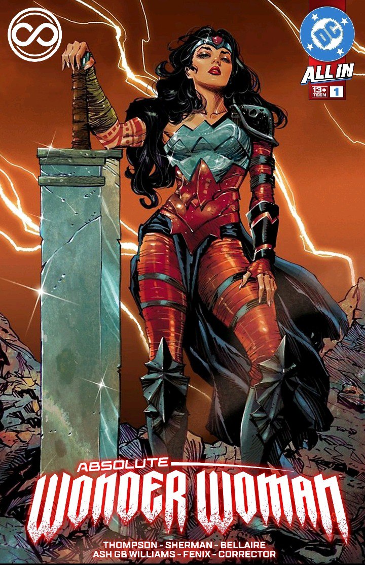 Portada ampliada de Absolute Wonder Woman