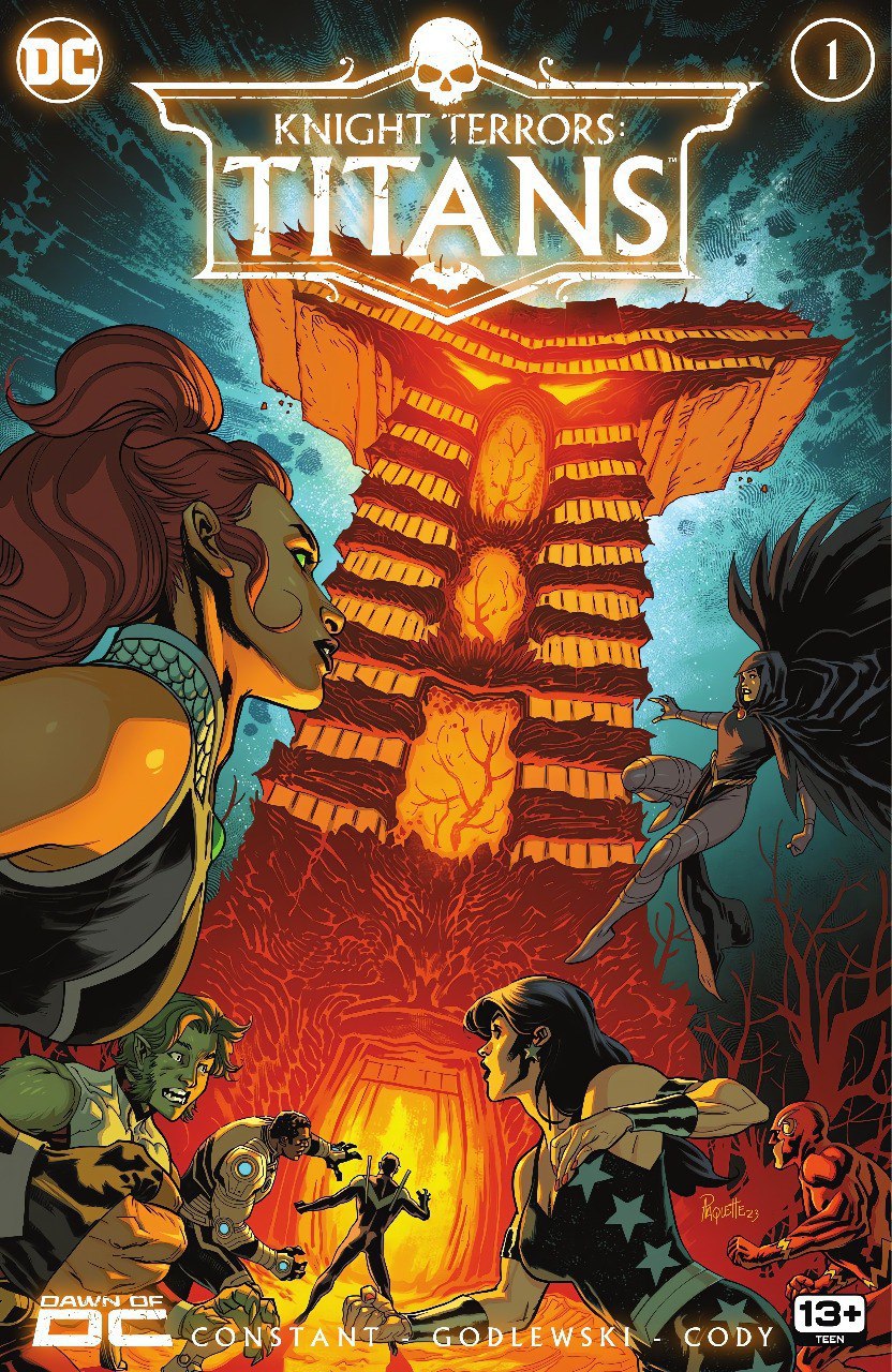 Portada ampliada de Knight Terrors: Titans