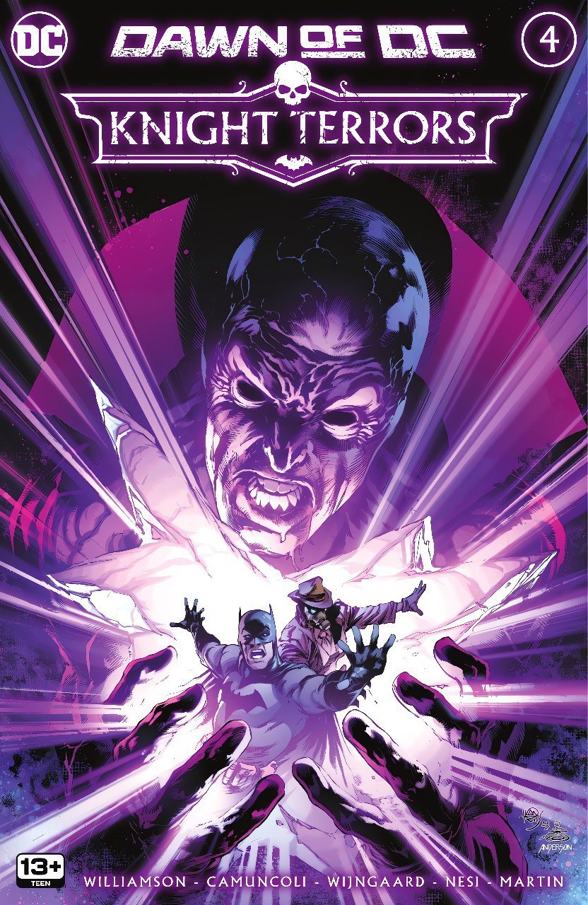 Portada ampliada de DAWN OF DC KNIGHT TERRORS