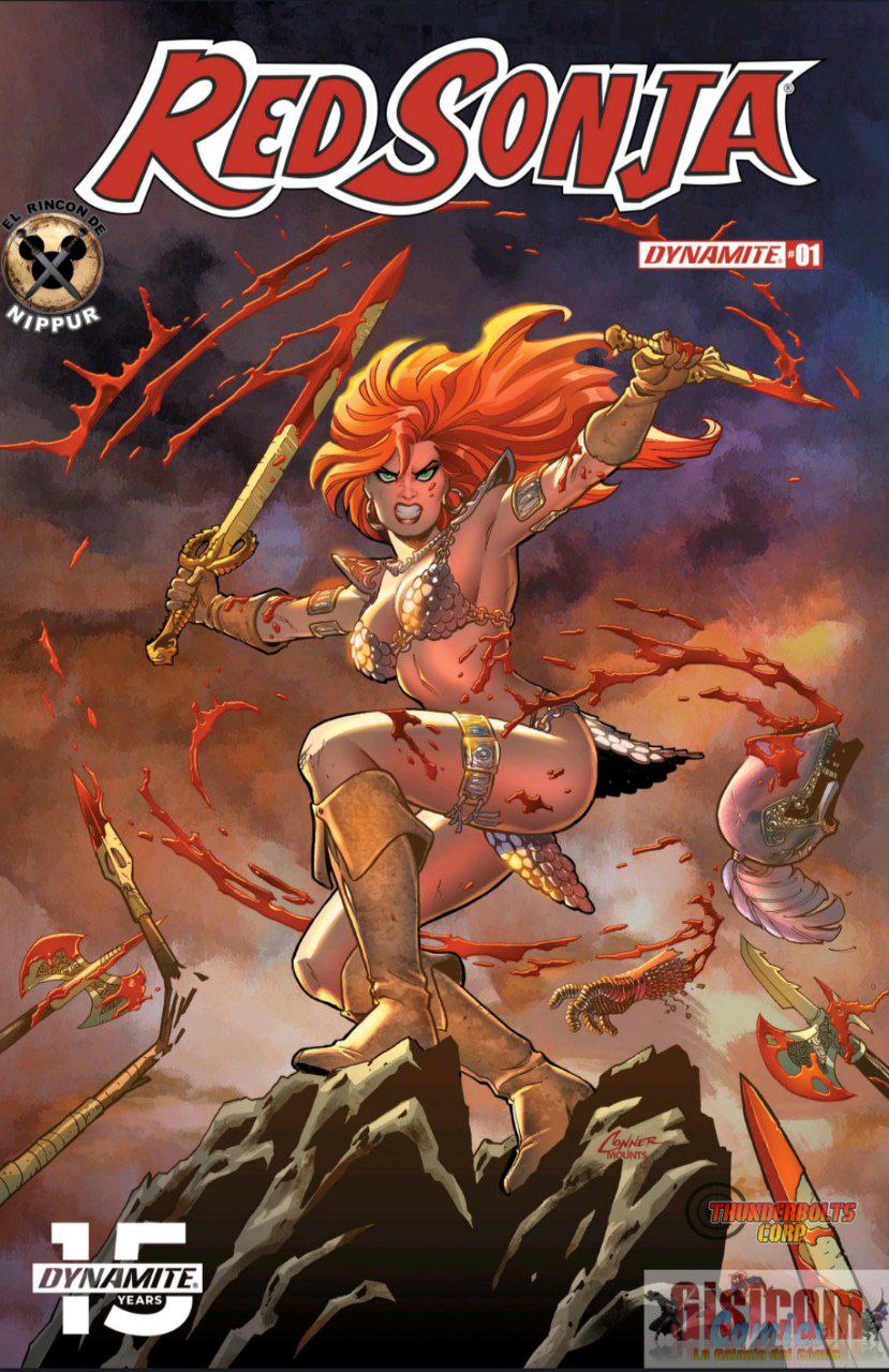 Portada ampliada de Red Sonja