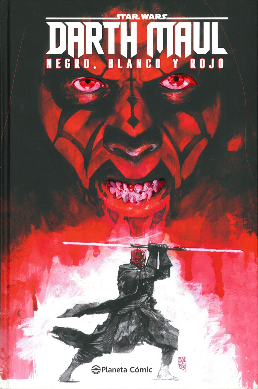 Portada ampliada de Darth Maul