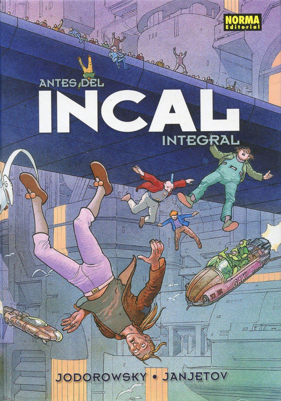 Portada ampliada de ANTES DEL INCAL INTEGRAL