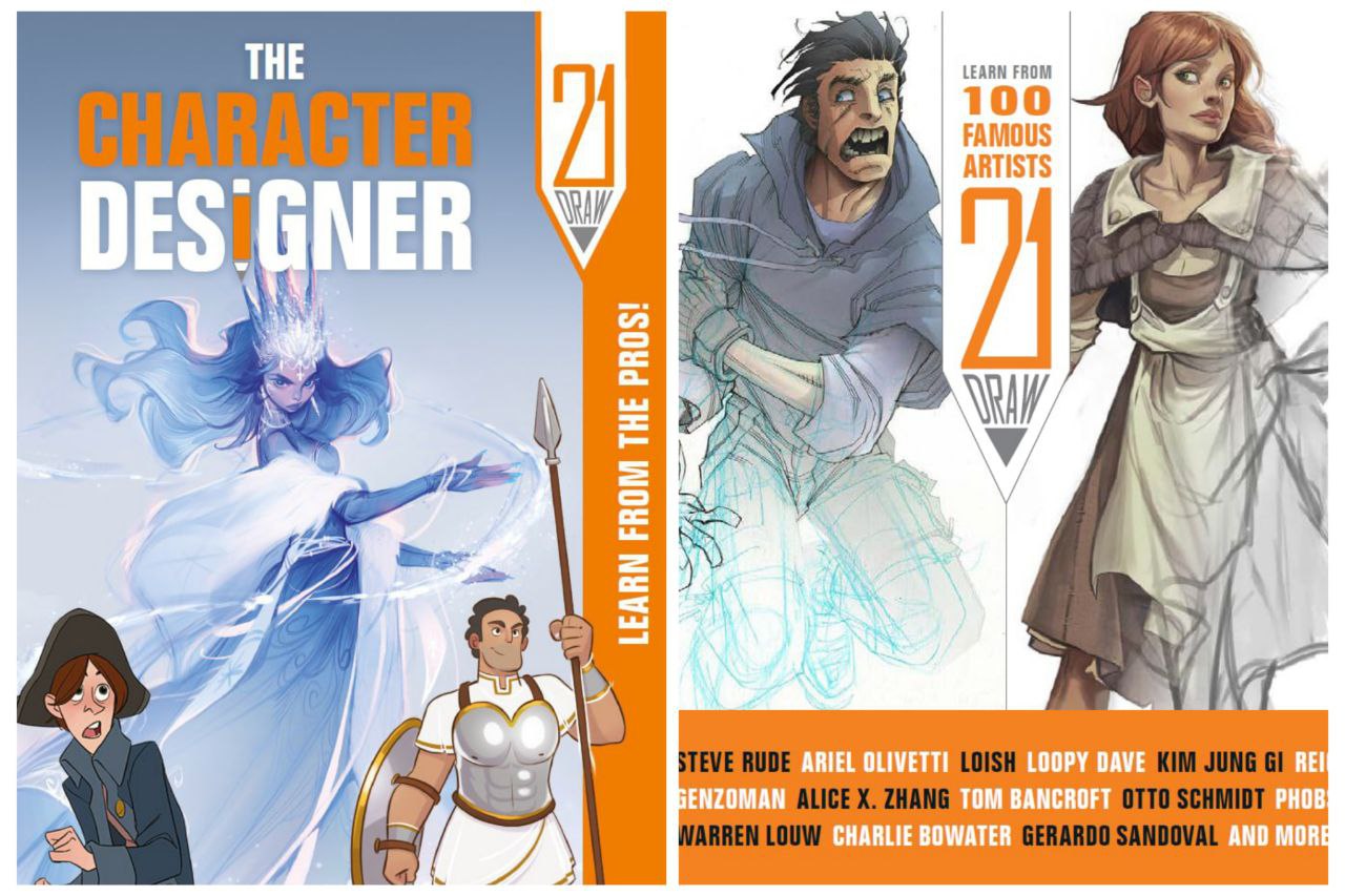 Portada ampliada de THE CHARACTER DESIGNER