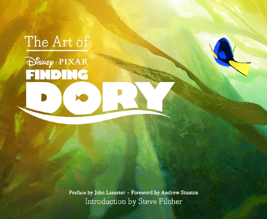 Portada ampliada de The Art of Disney PIXAR FINDING DORY