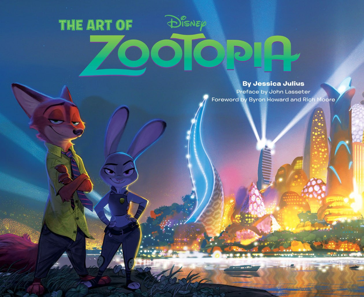 Portada ampliada de THE ART OF ZOOTOPIA