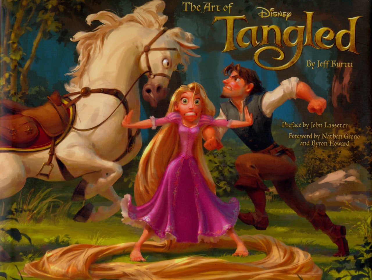 Portada ampliada de The Art of Disney Tangled