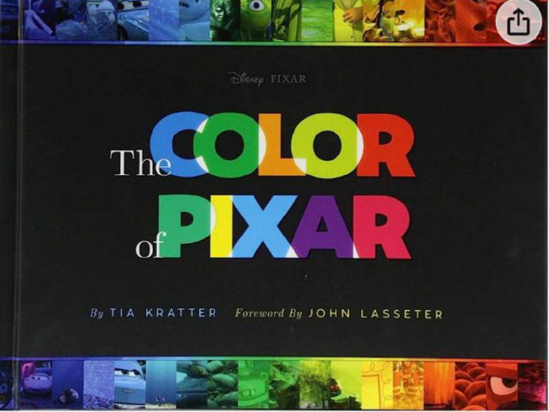 Portada ampliada de The COLOR of PIXAR