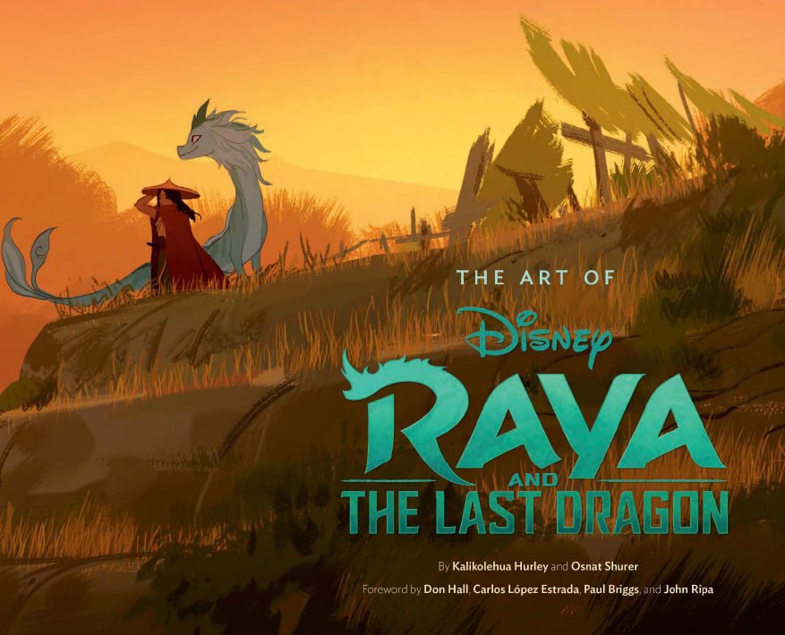 Portada ampliada de The Art of Disney Raya and the Last Dragon