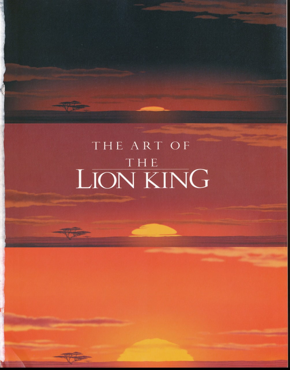 Portada ampliada de THE ART OF THE LION KING