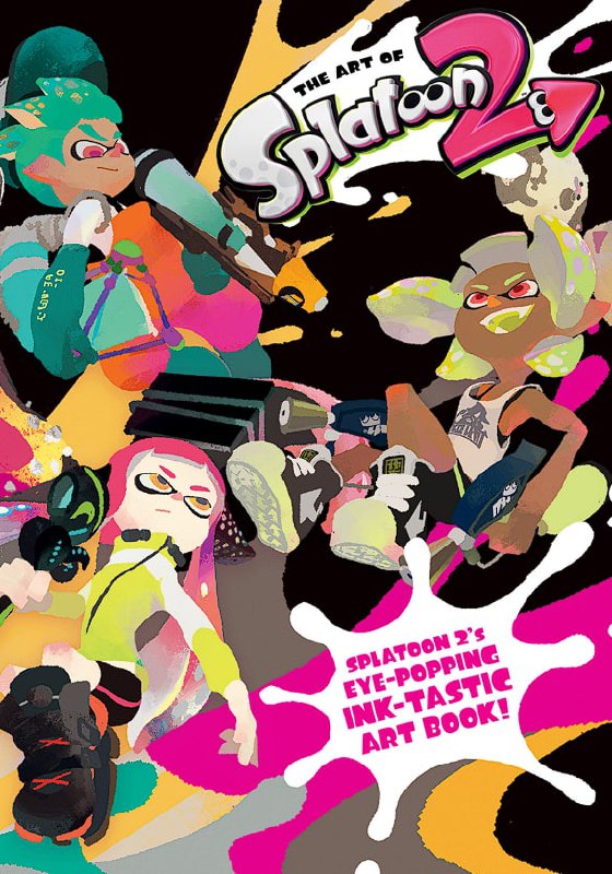 Portada ampliada de The Art of Splatoon 2