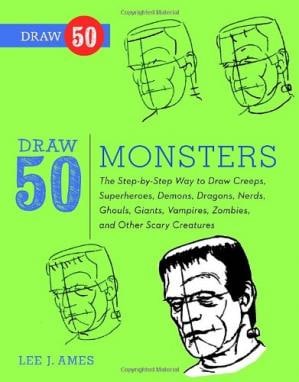 Portada ampliada de DRAW 50 MONSTERS