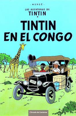 Portada ampliada de TINTIN EN EL CONGO