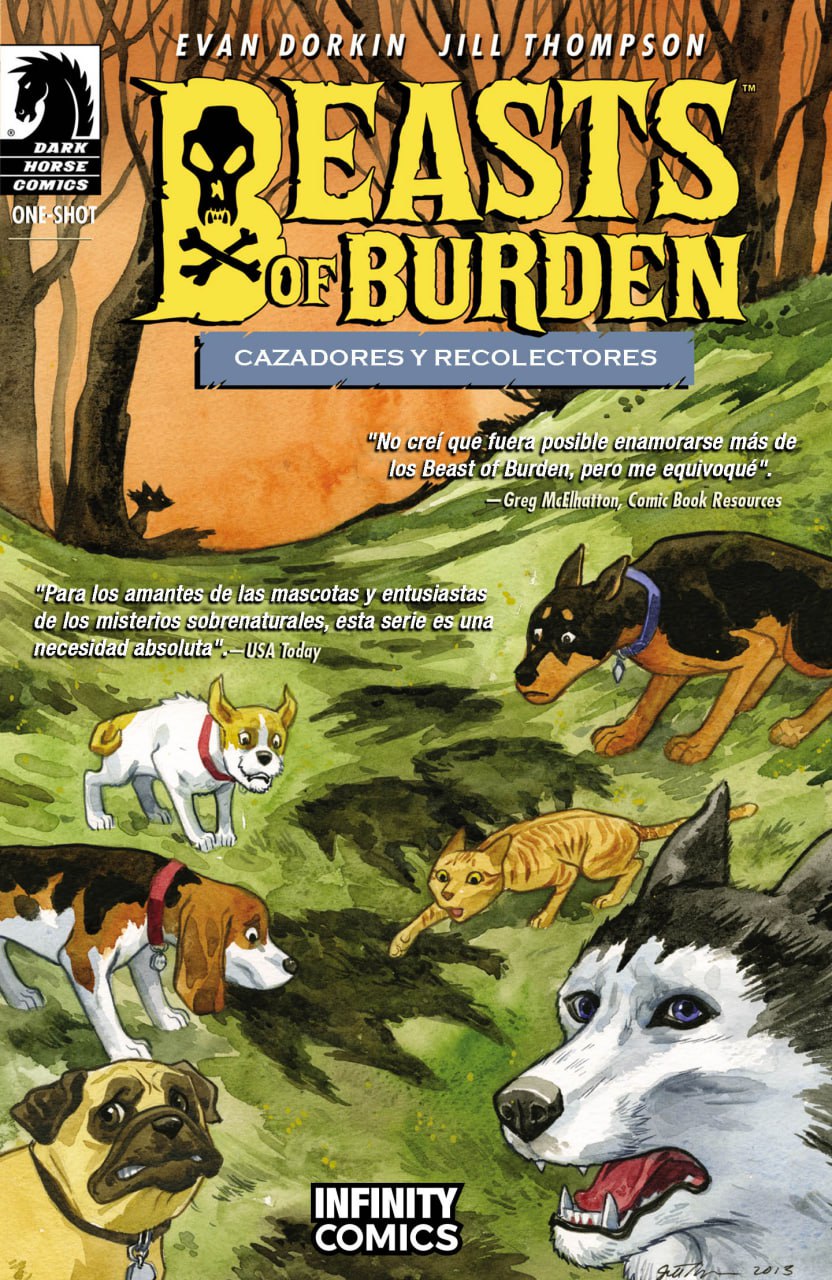 Portada ampliada de BEASTS OF BURDEN
