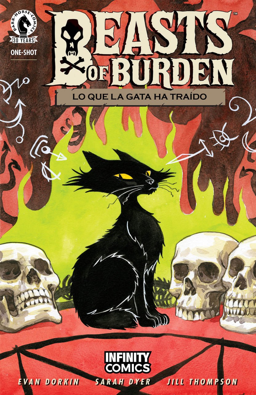 Portada ampliada de BEASTS OF BURDEN LO QUE LA GATA HA TRAIDO