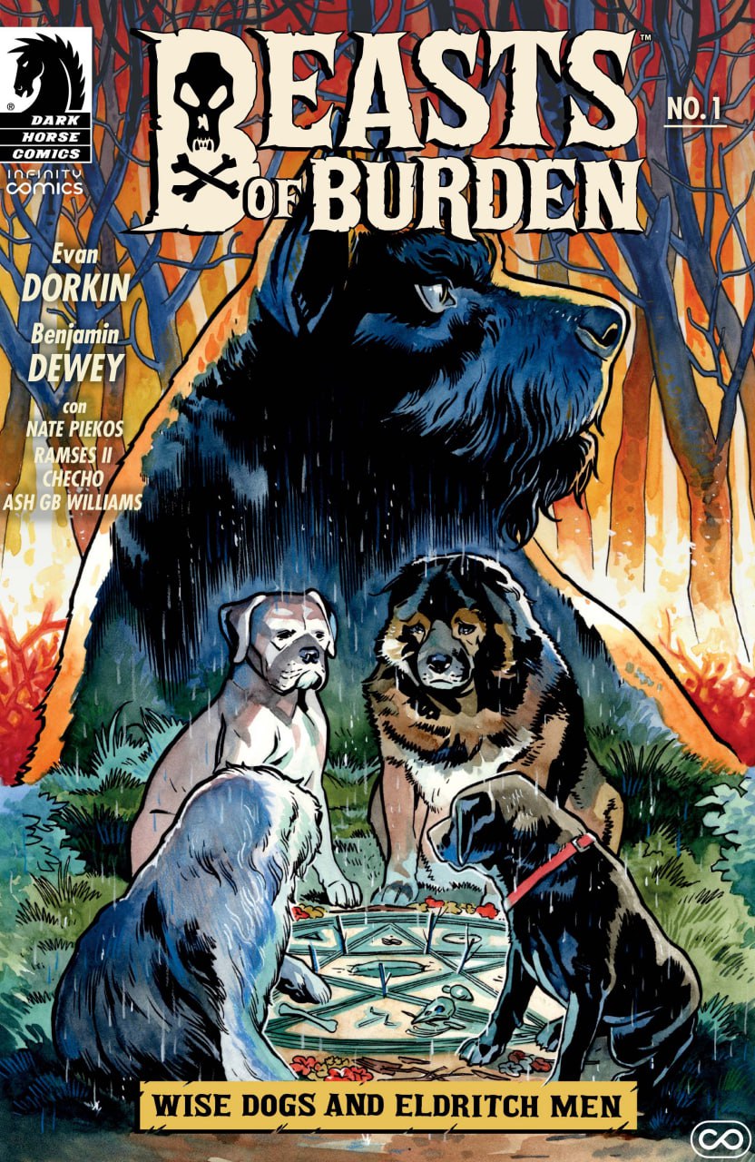 Portada ampliada de BEASTS OF BURDEN