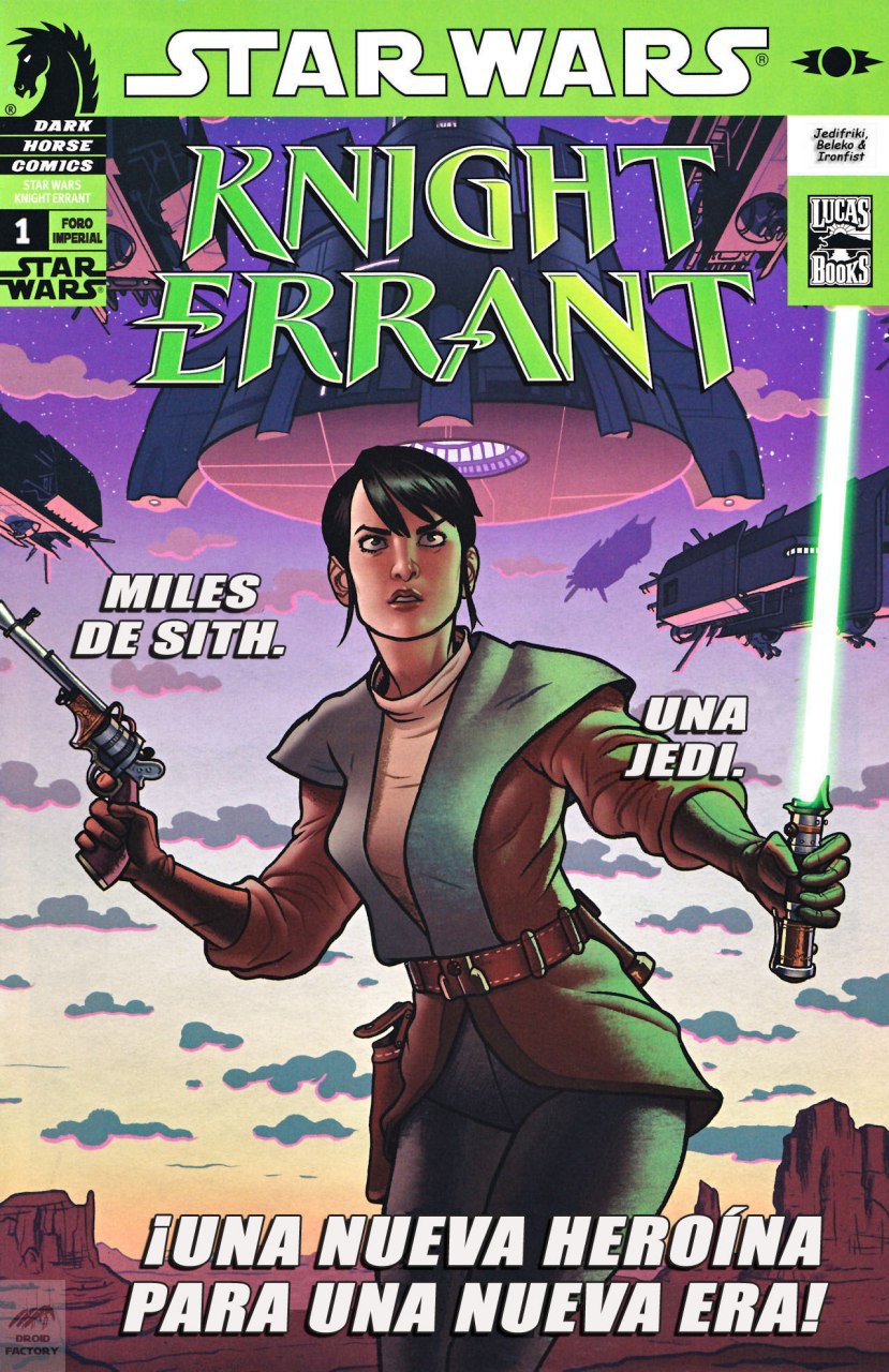 Portada ampliada de STAR WARS: KNIGHT ERRANT