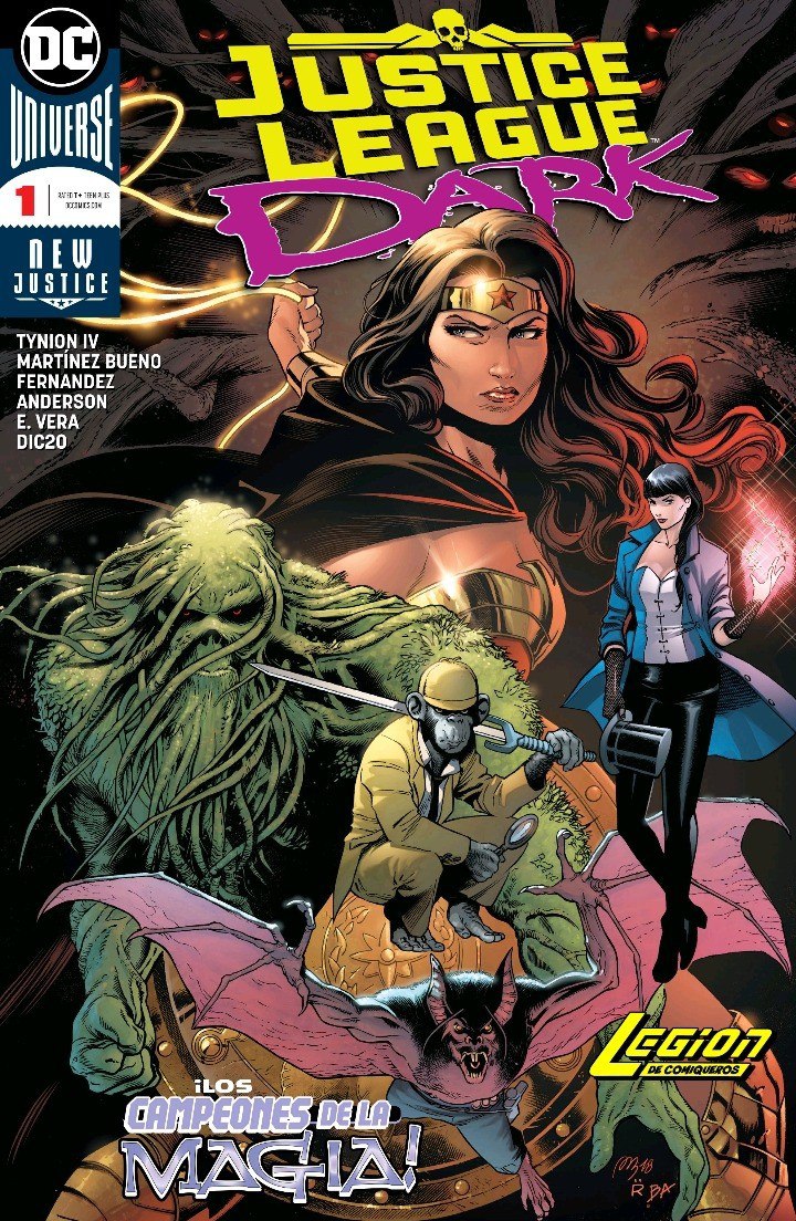 Portada ampliada de JUSTICE LEAGUE DARK
