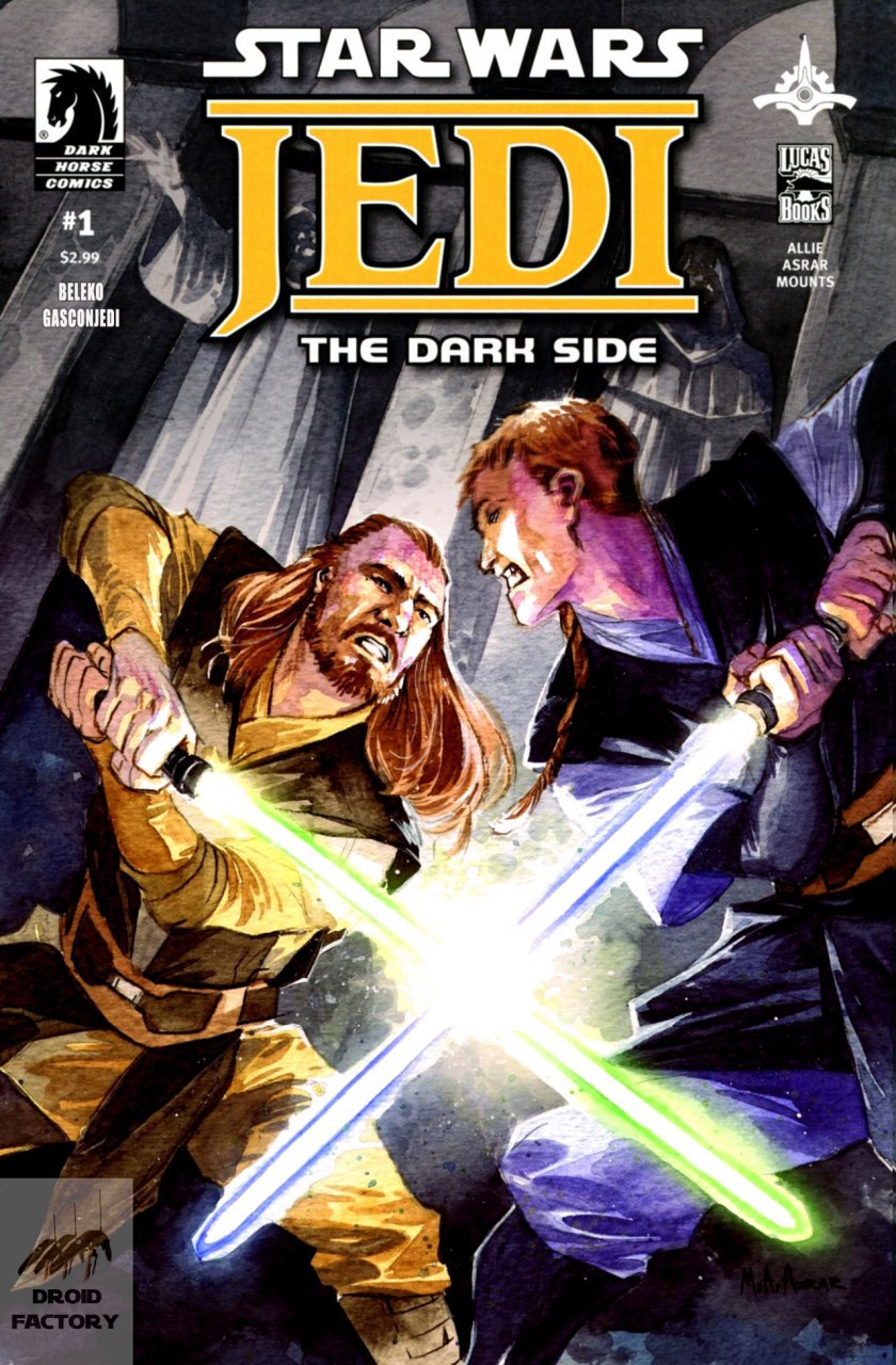 Portada ampliada de STAR WARS JEDI THE DARK SIDE