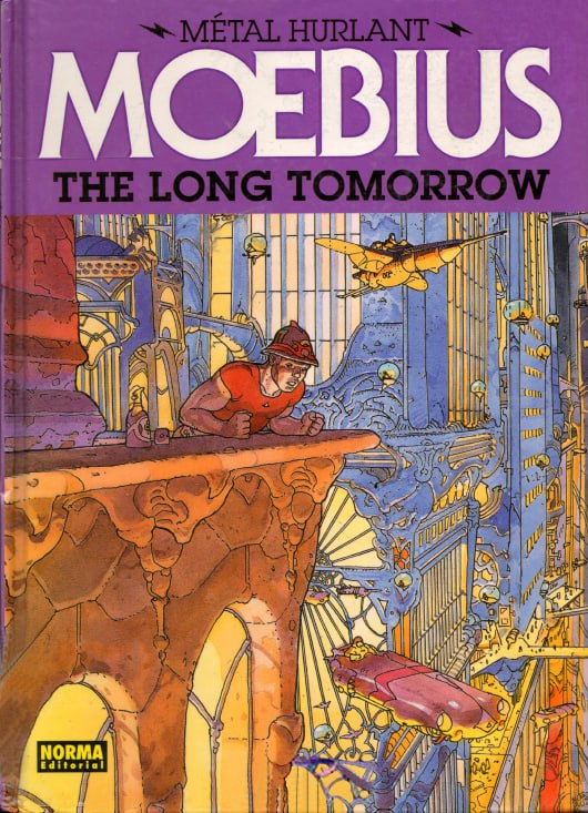 Portada ampliada de MOEBIUS THE LONG TOMORROW