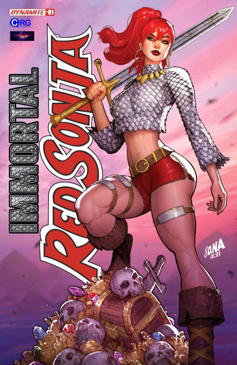 Portada ampliada de Red Sonja