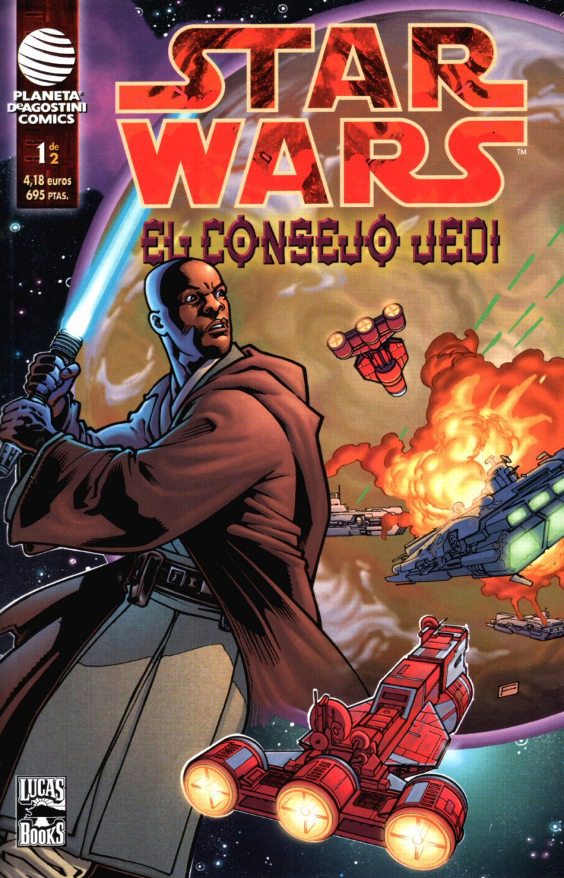 Portada ampliada de STAR WARS EL CONSEJO JEDI