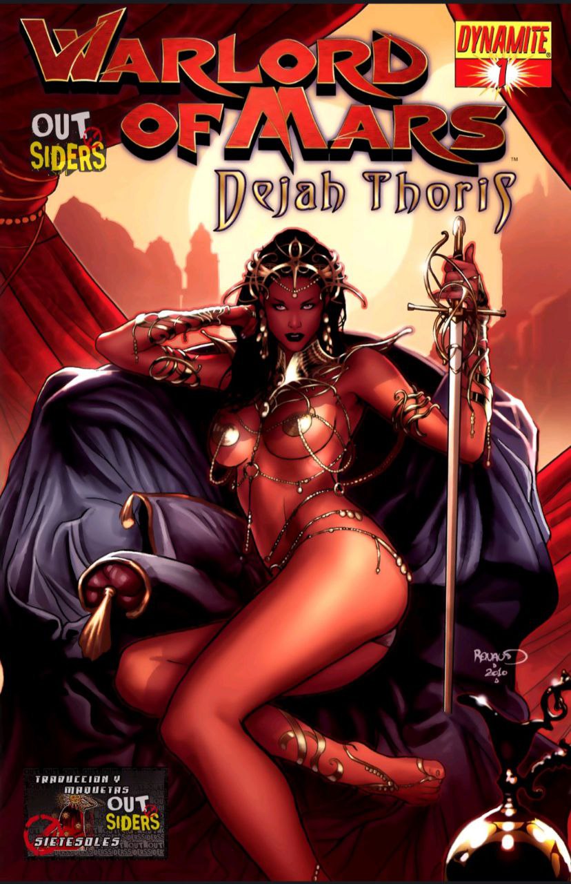 Portada ampliada de Warlord of Mars Dejah Thoris
